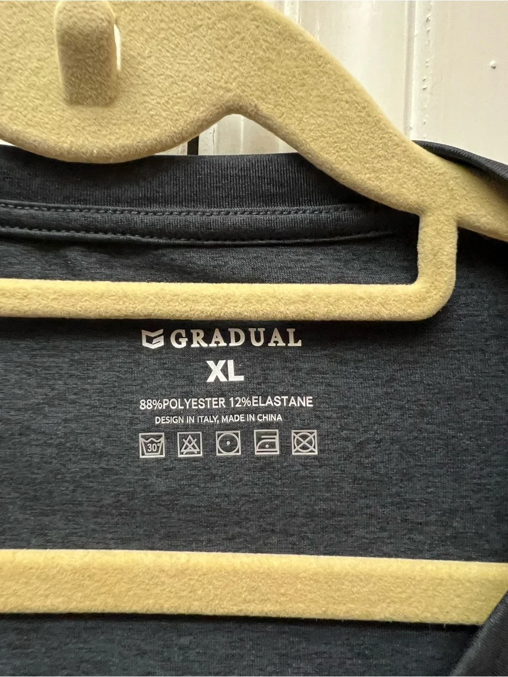Gradual XL Black Performance Tee